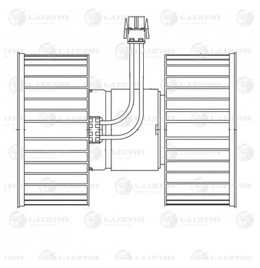 Luzar LFh 26118 Электродвигатель отопителя - 2