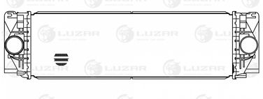 Luzar LRIC 1504 ОНВ (радиатор интеркулера) для а/м Mercedes Sprinter (06-)/vw Crafter (06-) (lric 1504) - 3