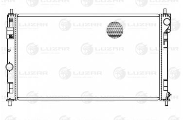 Luzar LRc 0349 Радиатор охл. для а/м Dodge Caliber (06-) - 3