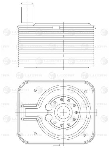 Luzar LOc 1838 Радиатор масляный - 2