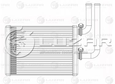 Luzar LRh 1100 Радиатор отоп. для а/м Mitsubishi Lancer (03-)/Outlander (03-) - 3