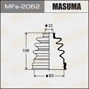 Masuma MFS2062 Пыльник ШРУСа masuma Силикон mf-2062 - 1