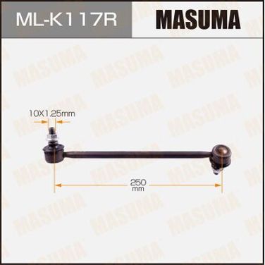 Masuma MLK117R Стойка стабилизатора (линк) masuma front kia/ cerato, spectra RH | перед прав | - 1