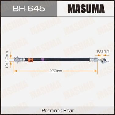 Masuma BH645 Шланг тормозной | зад | - 1