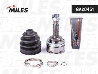 Miles GA20451 Шрус toyota avensis 1.6-2.0 97-03 нар.(ABS) - 2