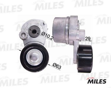 Miles AG00289 Натяжитель ремня приводного opel astra h/zafira 1.6/1.8 - 1