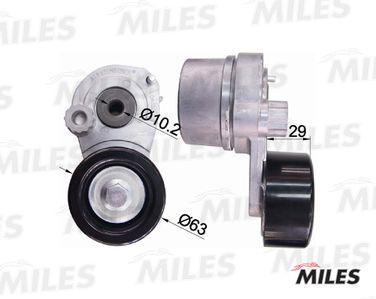 Miles AG00289 Натяжитель ремня приводного opel astra h/zafira 1.6/1.8 - 2