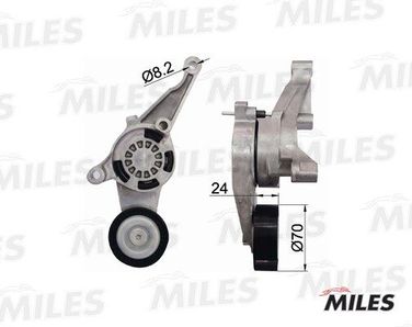 Miles AG00029 Натяжитель ремня приводного VW golf 5/t5/passat 1.9td - 1