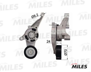 Miles AG00029 Натяжитель ремня приводного VW golf 5/t5/passat 1.9td - 2