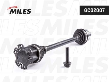 Miles GC02007 Привод передний правый ( пассажирский ) в сборе audi A4 (8e2,b6) +abs. - 2