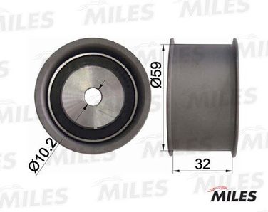 Miles AG02086 Ролик ремня ГРМ audi a4/a6/a8/vw passat 2.8 - 1