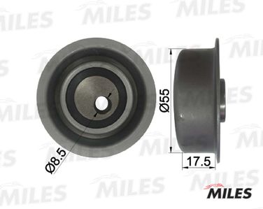 Miles AG02040 Ролик ремня ГРМ mitsubishi lancer 1.8 2.0d 92- /galant 2.0 92- - 2