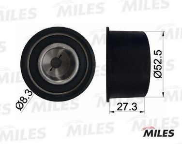 Miles AG02020 Ролик ремня ГРМ opel vectra A/B astra f/chevrolet lacetti/rezzo 1.8/2.0 - 1