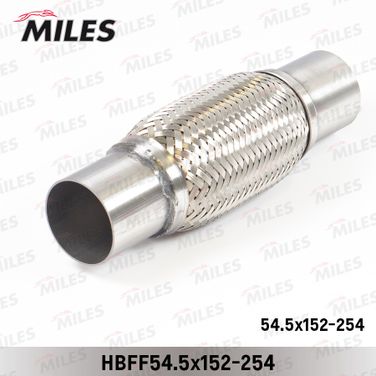 Miles HBFF54.5X152-254 Труба гофрированная с патрубками и внутр. металлорукавом 54.5x152-254 - 3