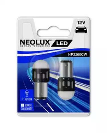 NEOLUX NP2260-CW-02B Автолампа p21/5w 12V 21/5w BA15s - 1