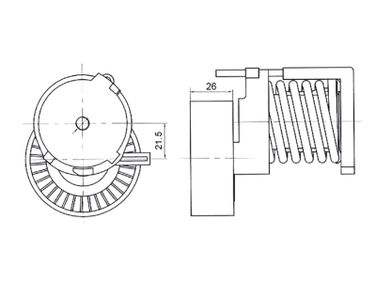 SAT ST-030145299F Натяжитель приводного ремня audi/seat/skoda fabia/octavia/vw polo 1,4/1,6 - 1