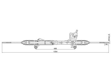SAT ST4858065J51 Рейка рулевая suzuki grand vitara 05- LHD - 1
