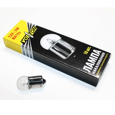 Volton VLT0604 Лампа 12V 5W BA15s габаритов, поворотника volton - 1