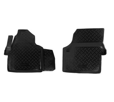 AIRLINE ACM-PS-44 Ковры в салон перед. для Mercedes-Benz Sprinter (w906) /VW Crafter (06-) компл. 2 шт., выс. борт, полимер., черн. - 1