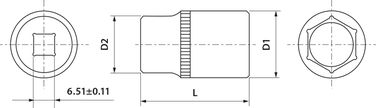 Thorvik FS01412 Снят, замена s11s11120 Головка торцевая 1/4 DR, 12 мм - 2