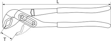 Thorvik BJP0300 Клещи переставные, 300 мм - 2