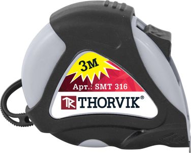Thorvik SMT316 Рулетка в обрезиненном корпусе, 3 м - 1