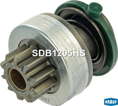 Krauf SDB1205HS Бендикс стартера - 5
