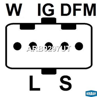 Krauf ARB0297UT Регулятор генератора - 3
