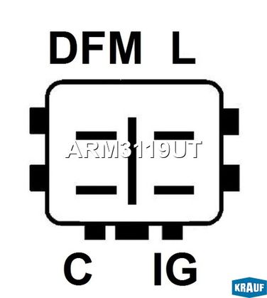 Krauf ARM3119UT Регулятор генератора - 3