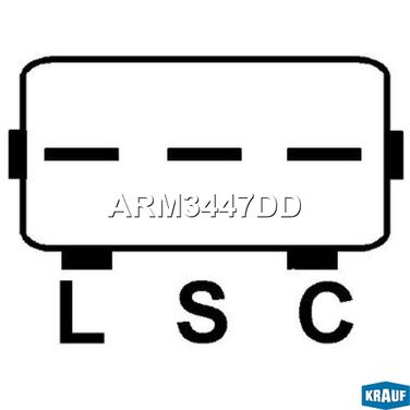 Krauf ARM3447DD Регулятор генератора - 3