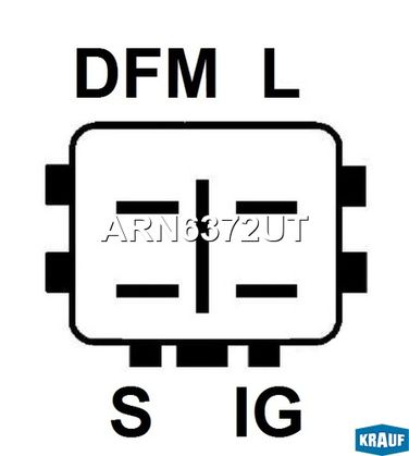 Krauf ARN6372UT Регулятор генератора - 3