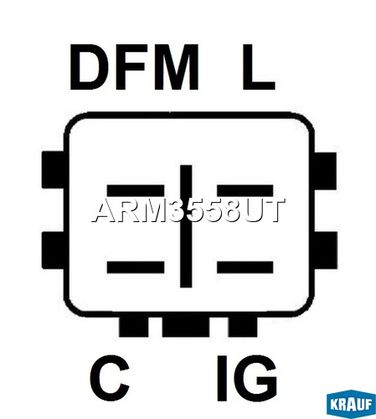 Krauf ARM3558UT Регулятор генератора - 3