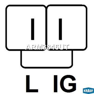 Krauf ARM3846UT Регулятор генератора - 3