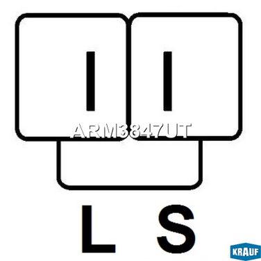 Krauf ARM3847UT Регулятор генератора - 3