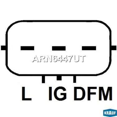 Krauf ARN6447UT Регулятор генератора - 3