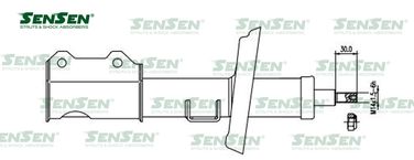 SENSEN 42 141 604 Амортизатор передний левый (газ) - 1