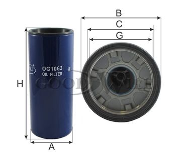 GoodWill OG 1063 Фильтр масляный HCV - 2