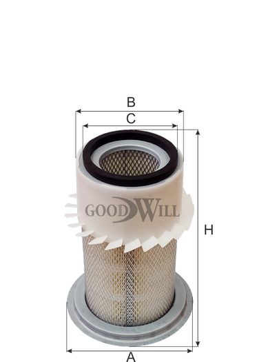 GoodWill AG 1047 Фильтр воздушный (внешний) HCV - 2