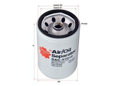 Sakura SAC57010 Фильтр масляный HCV - 1