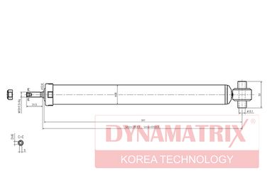 DYNAMATRIX DSA343459 Амортизатор подвески газонаполненный | зад лев | - 1