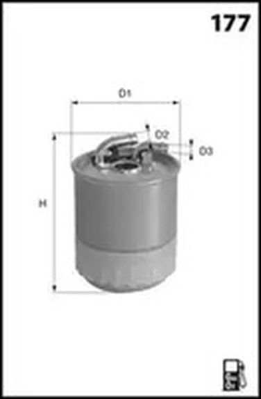 MECAFILTER ELG5424 Фильтр топливный - 1