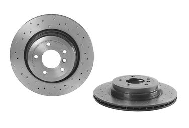 Brembo 09.A270.1X Диск тормозной Xtra | зад | - 2