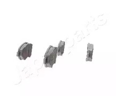 Japanparts PA-0014AF Колодки тормозные дисковые, комплект | перед | - 2