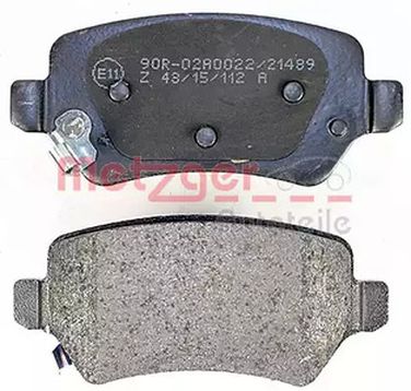 Metzger 1170812 Колодки тормозные дисковые | зад | - 3
