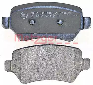 Metzger 1170812 Колодки тормозные дисковые | зад | - 4