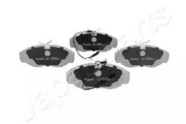 Japanparts PA-0056AF Комплект тормозных колодок | перед | - 3
