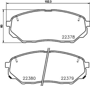 Brembo P 30 086 Колодки тормозные дисковые | перед | - 1