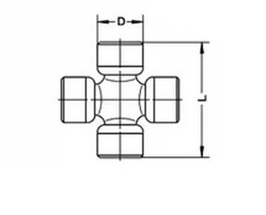 GKN-Spidan U 728/4 Крестовина карданного вала - 2