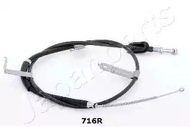 Japanparts BC-716R Трос | зад прав | - 1