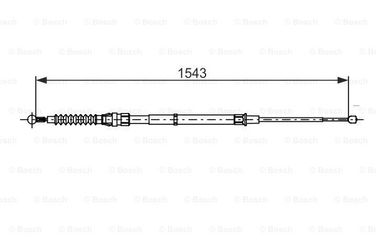 Bosch 1 987 482 735 Трос - 1